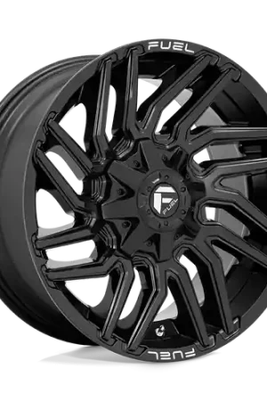 Fuel 1PC D776 TYPHOON 8X180 20X10 -18 GLOSS BLACK Bargain