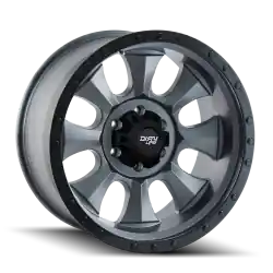 Dirty Life Ironman 9300 5x127 18x9+0 Matte Gunmetal/Black Beadlock Crafted