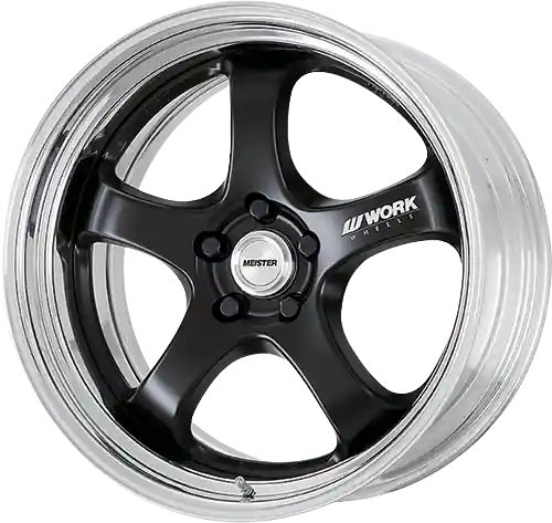 Work Meister S1R 5x120.65 17x8.5+38 R Disk Matte Black Money Back Guarantee