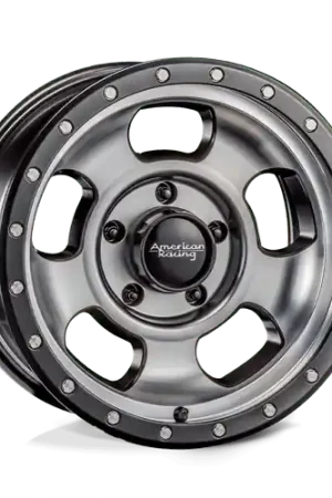 American Racing AR969 ANSEN OFFROAD 5X127 17X9 -12 SATIN BLACK MACHINED W/ SATIN BLACK RING Exclusive Offer