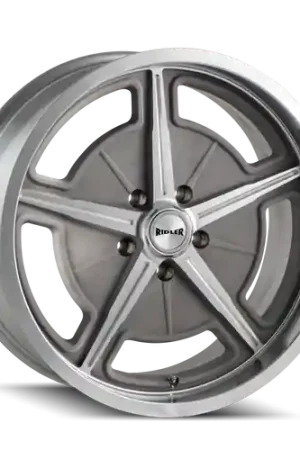 Worldwide Shipping Ridler Type 605 5x127 20x8.5+0 Machined Spokes & Lip