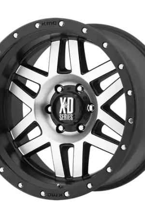 XD XD128 MACHETE 6X135 17X8.5 +0 MACHINED FACE BLACK RING While Supplies Last