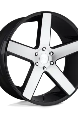 Clearance DUB 1PC S217 BALLER 6X139.7 24X10 +19 GLOSS BLACK BRUSHED