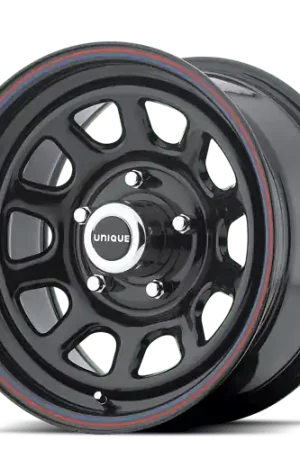 Direct From Manufacturer American Racing AR767 5X114.3 15X8 -12 GLOSS BLACK W/ STRIPES