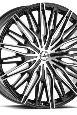Azara AZA-522 6x135/6x139.7 24x9 +25 Gloss Black & Machined Bargain