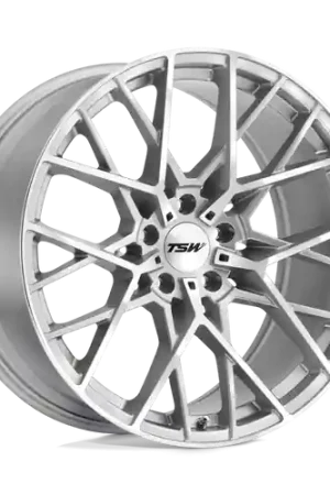 TSW SEBRING 5X114.3 20X10 +25 SILVER W/  MIRROR CUT FACE Popular