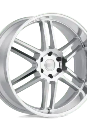 Black Rhino KATAVI 6X139.7 22X10 +25 SILVER W/ MIRROR-CUT FACE Viral