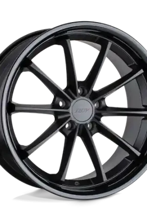 Time-Limited TSW SWEEP 5X114.3 20X8.5 +40 MATTE BLACK W/ GLOSS BLACK LIP