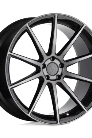 Mandrus KLASS 5X112 19X9.5 +39 GLOSS GUNMETAL W/ MACHINED TINTED FACE Direct From Manufacturer