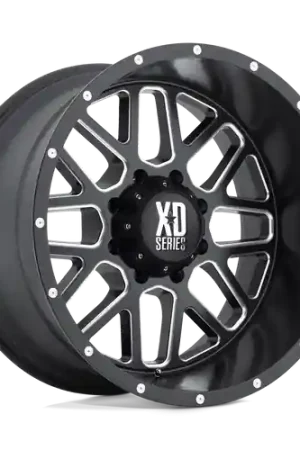 Place Order XD XD820 GRENADE 5X150 20X10 -24 SATIN BLACK MILLED