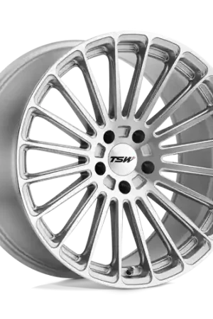 TSW TURBINA 5X108 17X8 +40 TITANIUM SILVER W/ MIRROR CUT FACE Trusted Brand