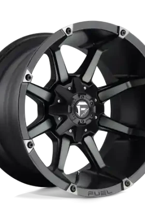 Mega Sale Fuel 1PC D556 COUPLER 8X170 22X12 -44 MATTE BLACK DOUBLE DARK TINT
