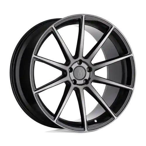 Mandrus KLASS 5X112 19X9.5 +29 GLOSS GUNMETAL W/ MACHINED TINTED FACE While Supplies Last