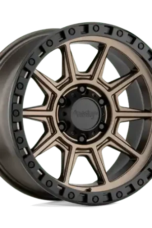 Clearance American Racing AR202 5X127 17X9 -12 MATTE BRONZE W/ BLACK LIP