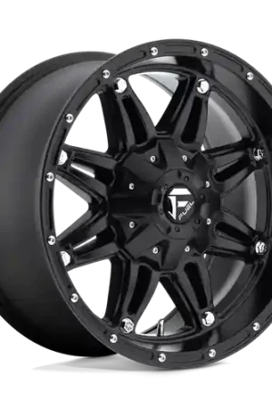 Last Chance Fuel 1PC D531 HOSTAGE 5X127/5X135 17X9 -12 MATTE BLACK