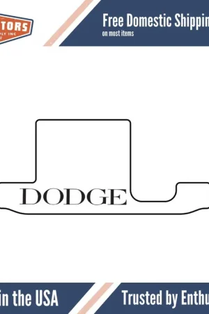 Limited Edition Trunk Floor Mat Cover for 1949-1952 Dodge Coupe/Sedan Rubber