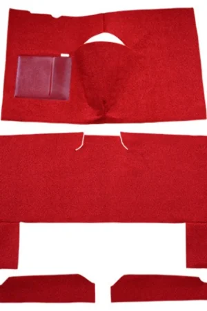 Carpet for 1960-1965 Ford Falcon 2DR Sedan Auto Bench Seat Cut & Sewn Loop Handmade