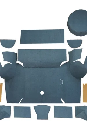 Trending Trunk Mat for 1967-1968 Ford Mustang Coupe Trunk Kit with Boards Loop