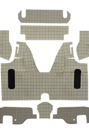 Warranty Included Trunk Mat for 58-59 Ford Thunderbird Convertible Die Cut Fleece with Boards 10Pc