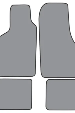 Popular Floor Mats for 1985-1987 Volkswagen Cabriolet Die Cut Cutpile Complete 4Pc