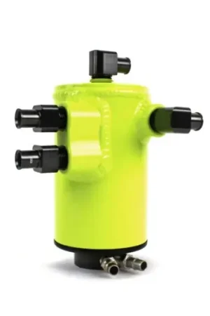 PERRIN Air Oil Separator (Neon Yellow) - 2002-2014 Subaru WRX / 2004-2021 STI Special Discount