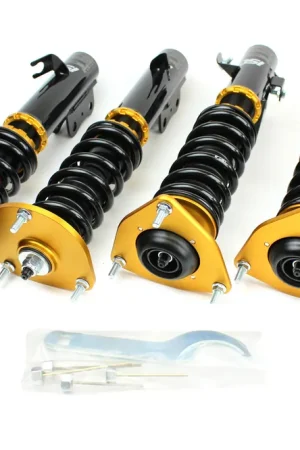 Luxury ISC Suspension V2 Basic Track/Race Coilover Kit (With Triple S Upgraded Coilover Springs) - 2005-2007 Subaru Impreza WRX STI