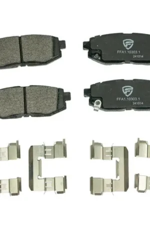 Holiday Sale FactionFab V2 Rear Brake Pads - 2022-2024 Subaru WRX / 2013-2022 BRZ / 2013-2016 Scion FR-S / 2017-2020 Toyota 86
