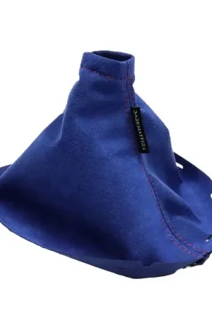 DarkMatterX Shift Boot - Blue / Alcantara / Red Stitching - 2022-2025 Subaru WRX Exclusive