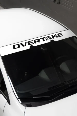 New Arrival Overtake EyeSight Windshield Banner - White - 2022-2025 Subaru WRX