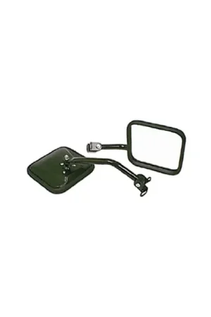 Rugged Ridge 87-95 Jeep Wrangler YJ Black CJ-Style Side Mirror Kit Exclusive Offer