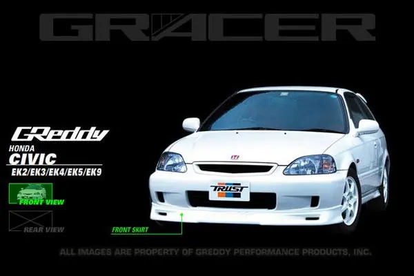 Handmade GReddy 99-00 Honda Civic Si Front Lip Spoiler