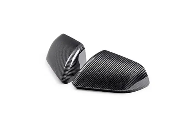 Ford Racing 24-25 Mustang (w/o Turn Signals) Carbon Fiber Mirror Skull Caps - Gloss Discount