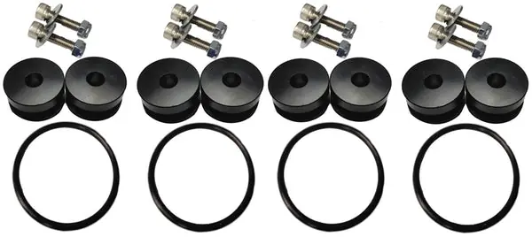 Torque Solution Billet Bumper Quick Release Kit Combo (Black): Universal In Demand