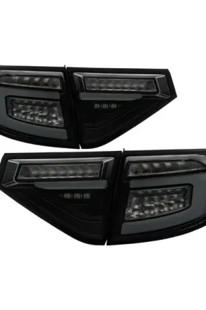 Exclusive Spyder 08-14 Subara Impreza WRX Hatchback LED Tail Lights Seq Signal Blk Smoke ALT-YD-SI085D-SEQ-BSM
