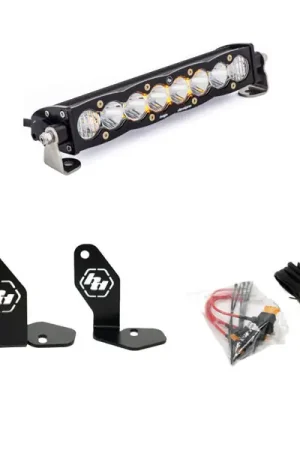 Baja Designs 22-23 Polaris RZR Pro R S8 10in Hood Mount Kit - Clear Exclusive