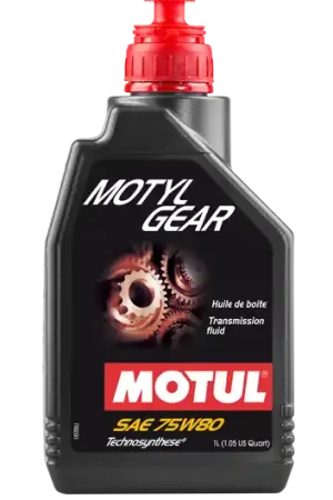 Bulk Order Motul 1L Transmission MOTYLGEAR 75W80 - Technosynthese - API GL-5 / MIL-L-2105D