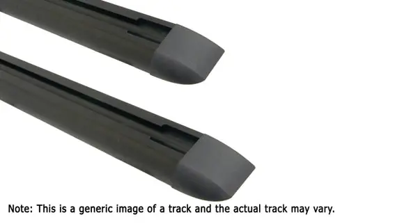 Rhino-Rack RTC Tracks w/Hardware & End Caps - 63in - Pair Deal