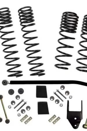 Skyjacker 2018 Jeep Wrangler Rubicon (JL) 2DR 3.5in Suspension Lift Kit w/Black Max Shocks Clearance