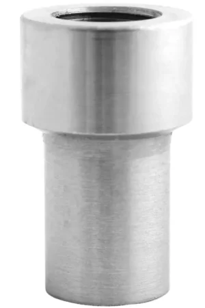 QA1 Tube Adapter - 1in OD - Smooth - Left Hand - 1/2-20 Thread .120 Wall - Alloy In Demand