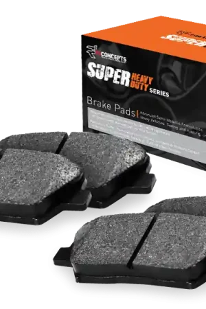 Premium R1 Concepts 2214-1691-00 - Super Heavy Duty Rear Brake Pads