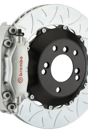 Brembo 01-02 Viper RT-10 Rear GT BBK 4 Piston Cast 345x28 2pc Rotor Slotted Type3-Silver Time-Limited
