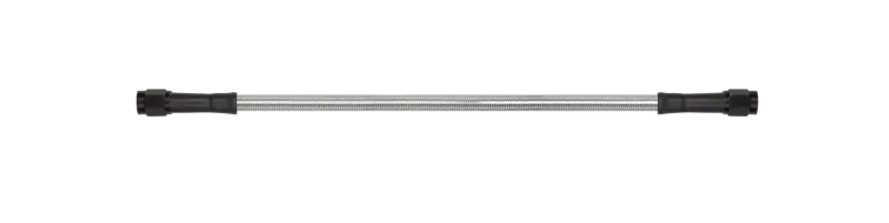 Price Cut Goodridge 23in Universal Brake Line Assembly w/Black Zinc Fittings & Clear Hose