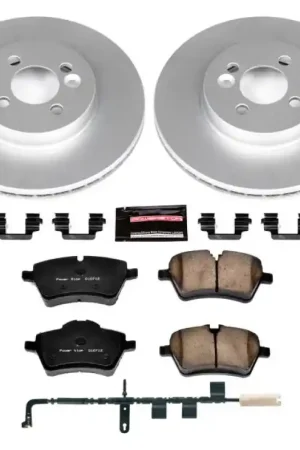 Power Stop 07-10 Mini Cooper Front Z23 Evolution Sport Coated Brake Kit Authentic