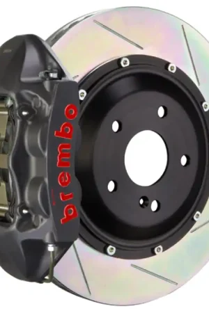 Instant Buy Brembo 06-13 Corvette Z06 Excl CC Brakes Rr GTS BBK 4Pist Cast 380x28 2pc Rotor Slot Type1-Black HA