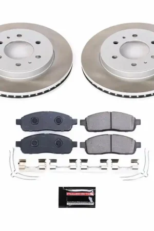 Power Stop 2009 Ford F-150 Front Semi-Coated Rotor Kit No Minimum Order