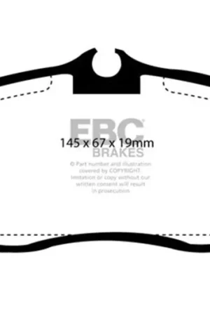 EBC 99-03 Land Rover Discovery (Series 2) 4.0 Ultimax2 Front Brake Pads Best Price