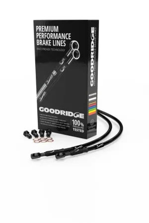 Goodridge 14-17 Harley-Davidson XL1200C Black Front Brake Line w/Black Fitting Editor’s Pick