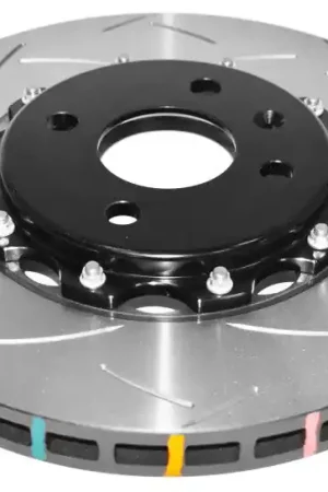 DBA 2012 Lotus Exige Front Slotted 5000 Series 2 Piece Rotor Assembled w/ Black Hat Clearance