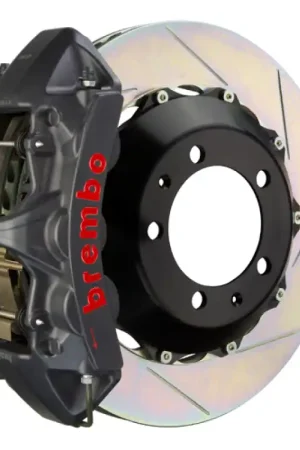 Worldwide Shipping Brembo 12-16 FR-S Front GTS BBK 6 Piston Cast 355x32 2pc Rotor Slotted Type1-Black HA