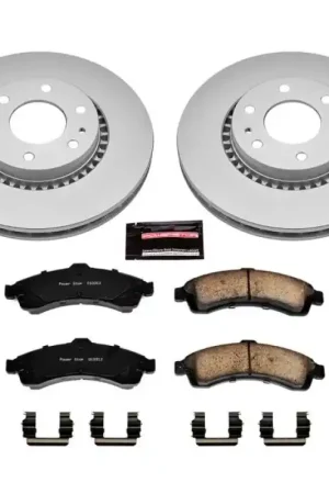 Power Stop 04-05 Buick Rainier Front Z17 Evolution Geomet Coated Brake Kit Holiday Sale